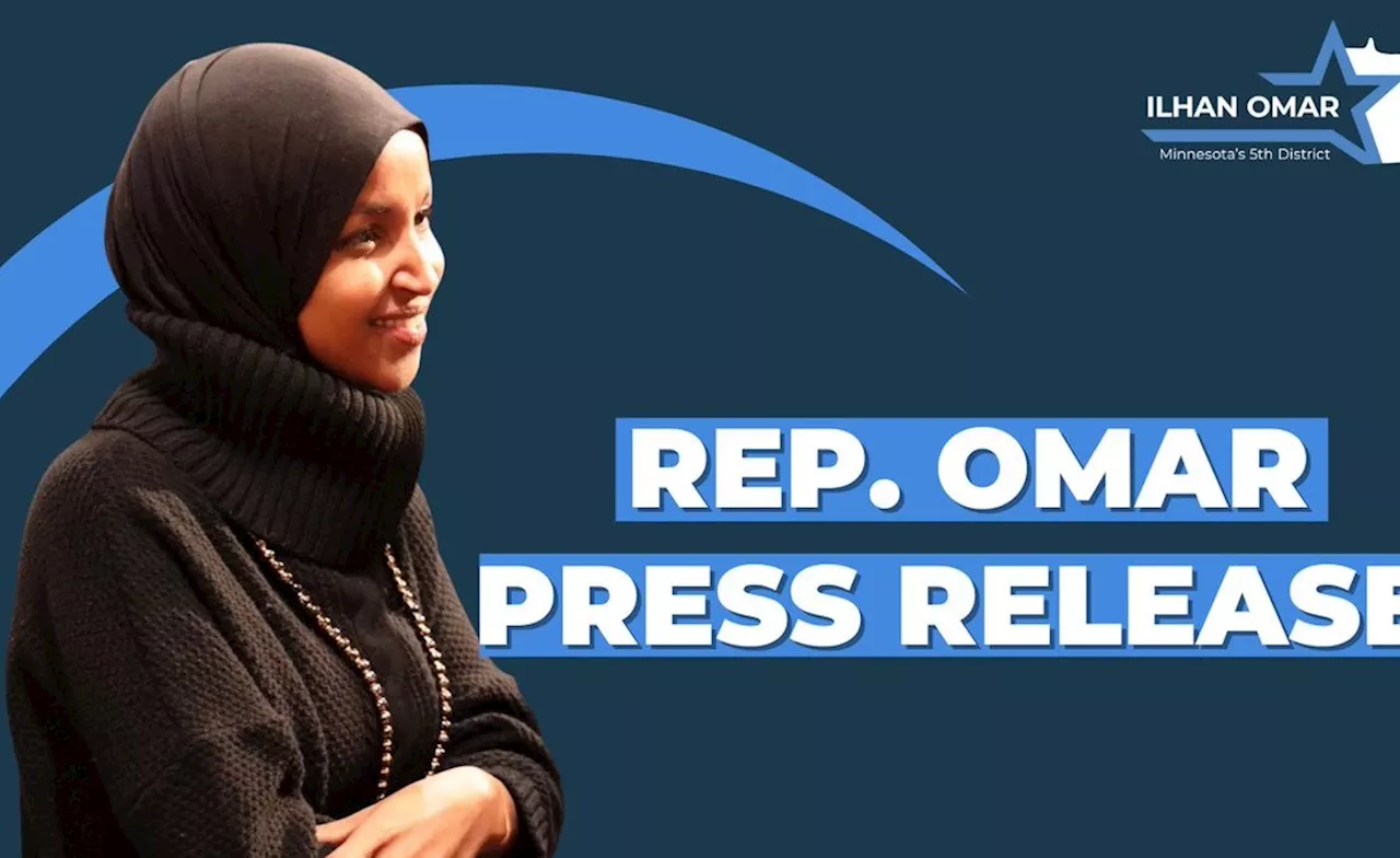 Sudan: Rep. Omar Statement on the One-Year Anniversary of the Sudanese Civil War