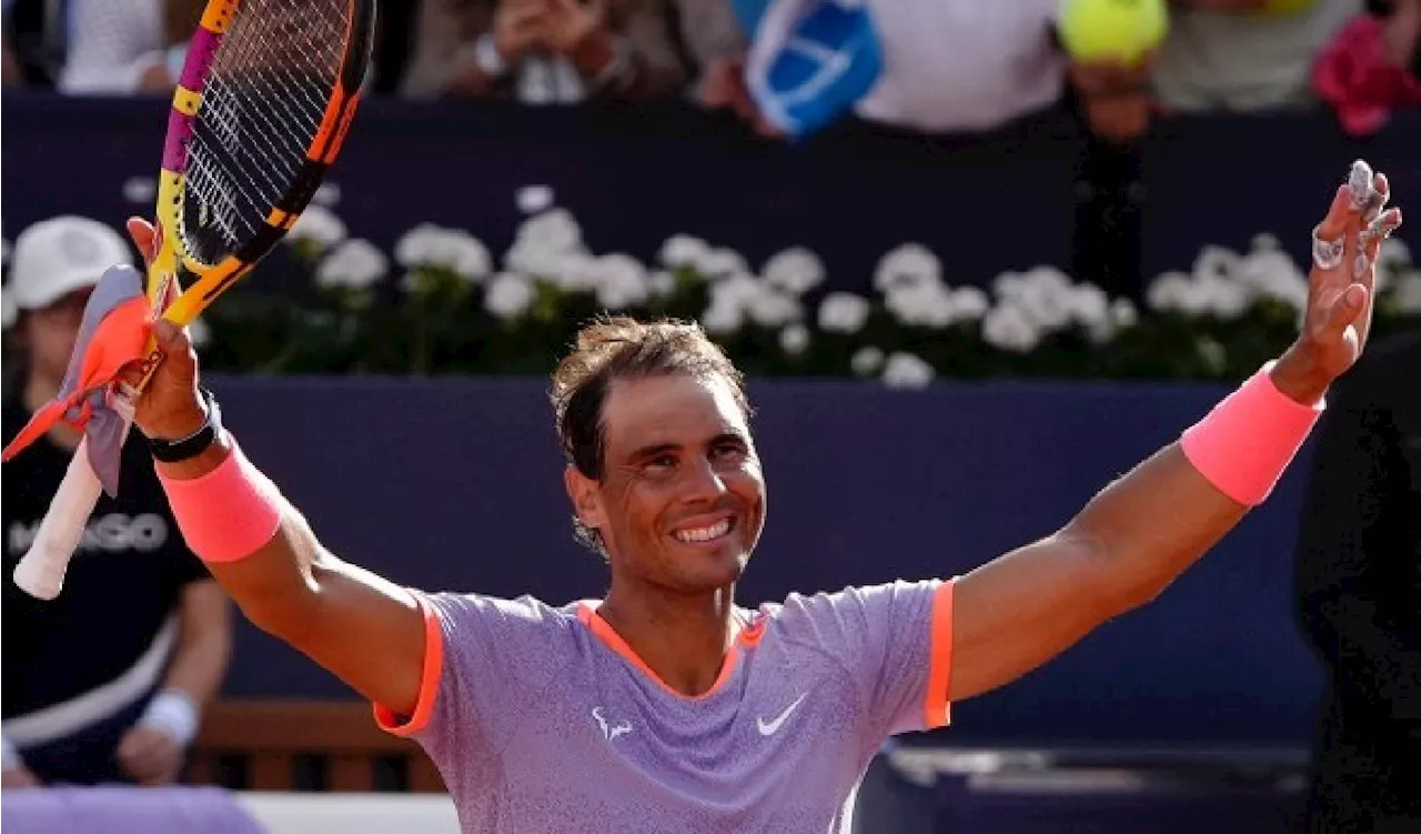 Rafael Nadal volvió en el Open de Barcelona: superó a Flavio Cobolli