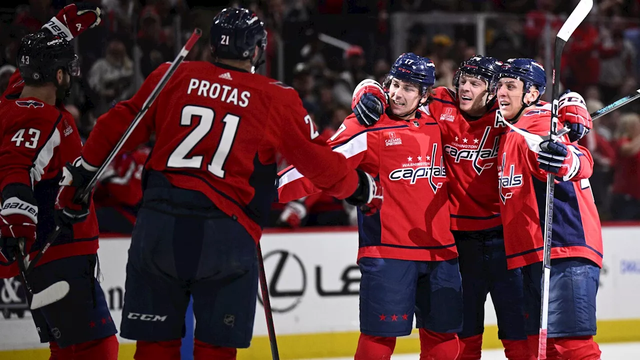 Capitals beat the Bruins 2-0 to move one win away from making the playoffs