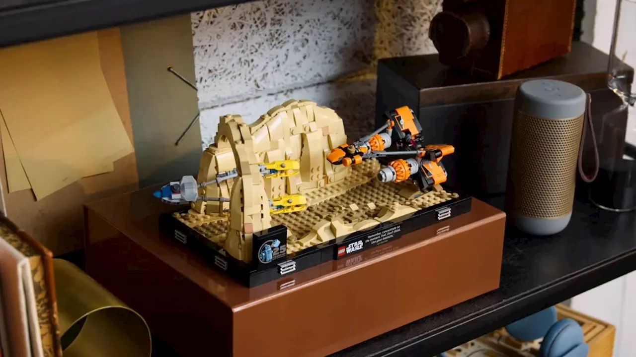 LEGO Unveils New Star Wars 25 Years Mos Espa Podrace Diorama Set