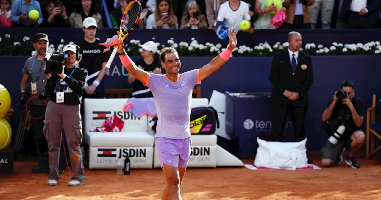 Rafael Nadal regresó y de que manera: victoria en el ATP de Barcelona ante Flavio Cobolli