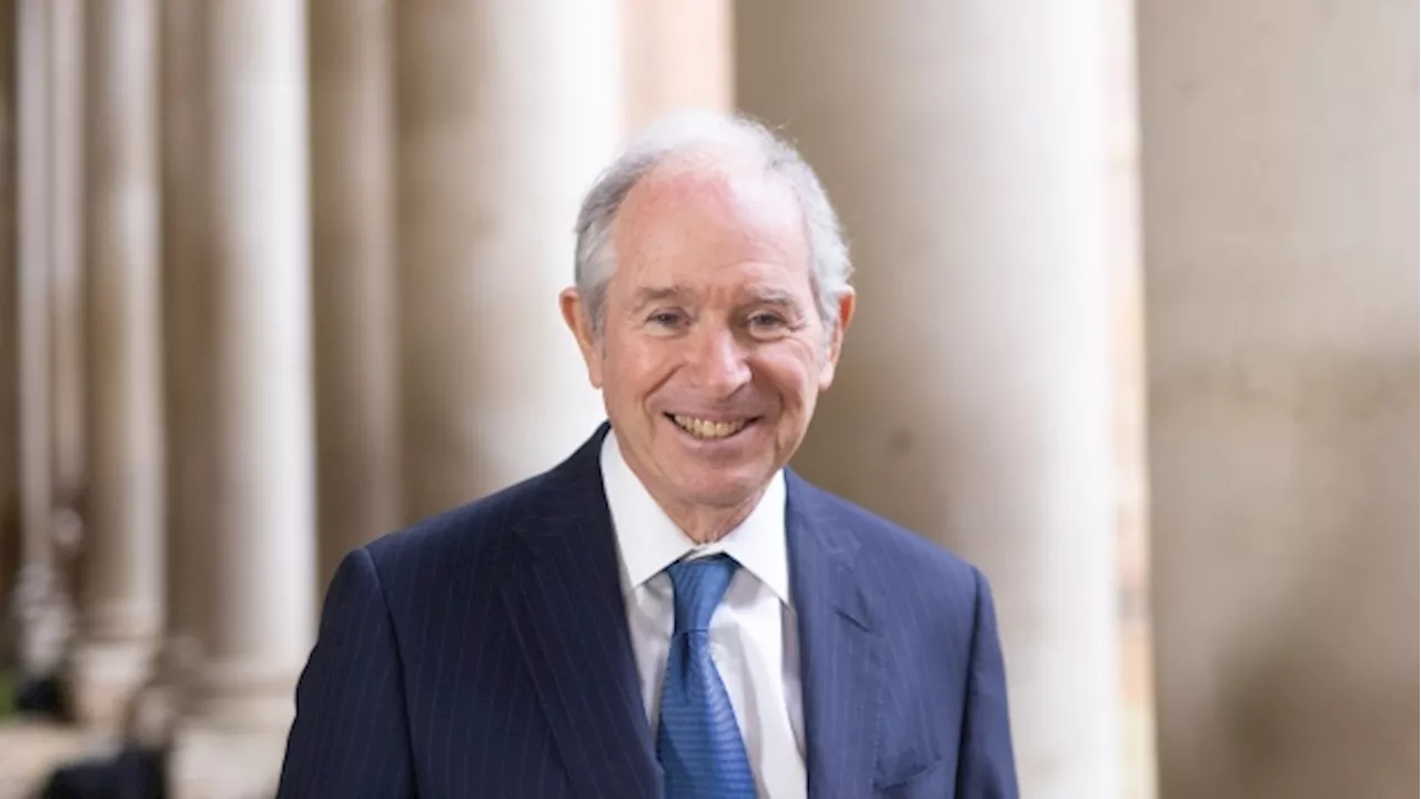 Steve Schwarzman Says There Needs to Be Global Regulation on AI