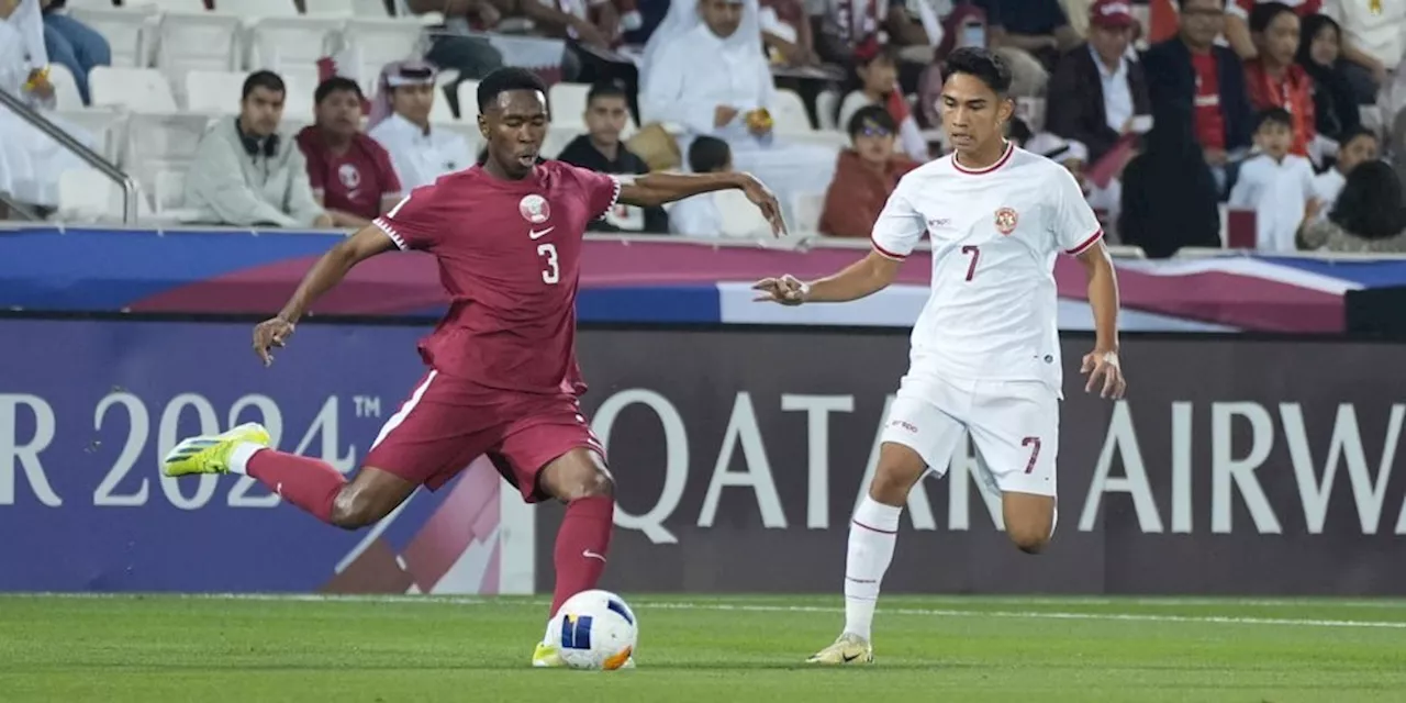 Statistik Timnas Indonesia U-23 vs Timnas Qatar U-23: Main Bagus,tapi 'Dikerjain' Wasit