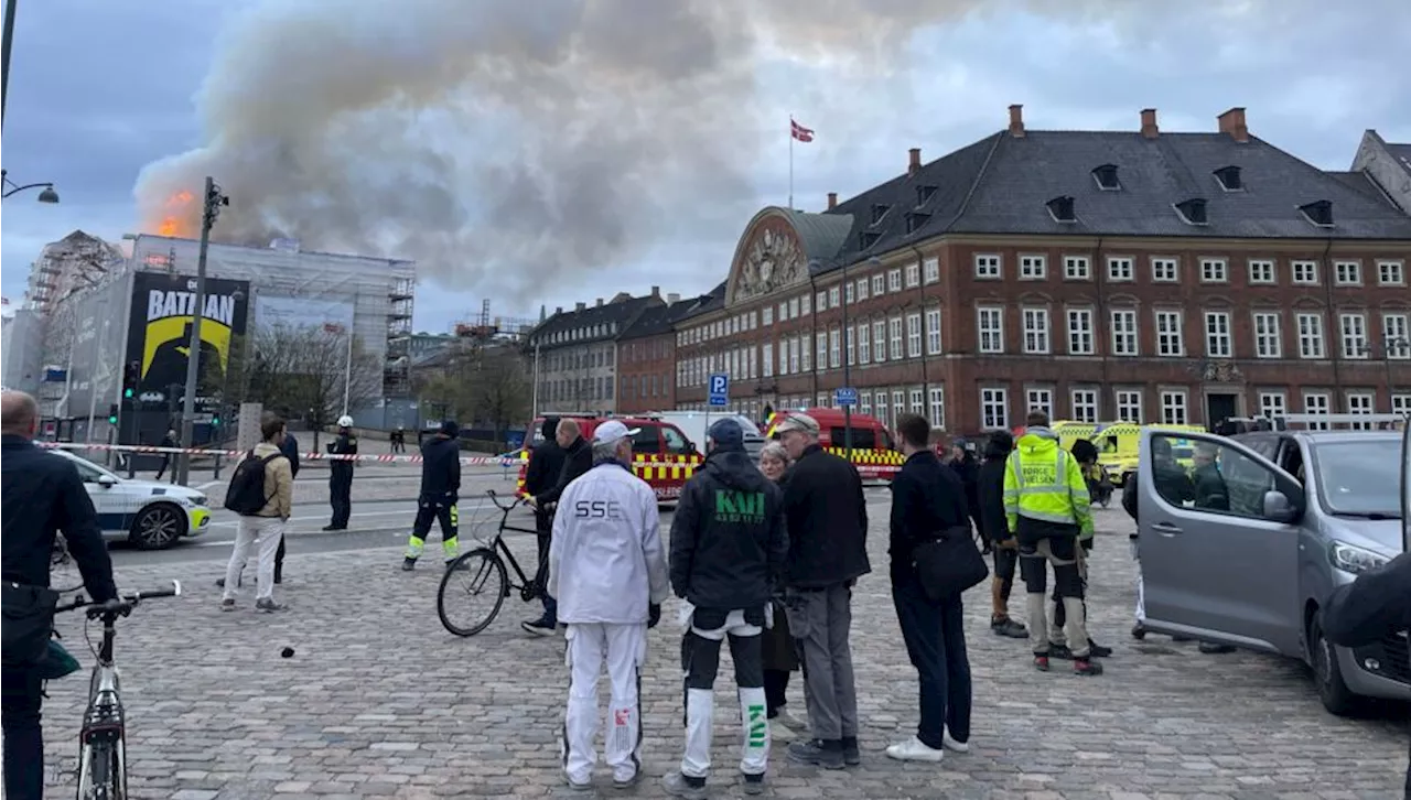 Jon befandt sig på toppen af Børsen, da branden udbrød: 'Jeg fik fart på'