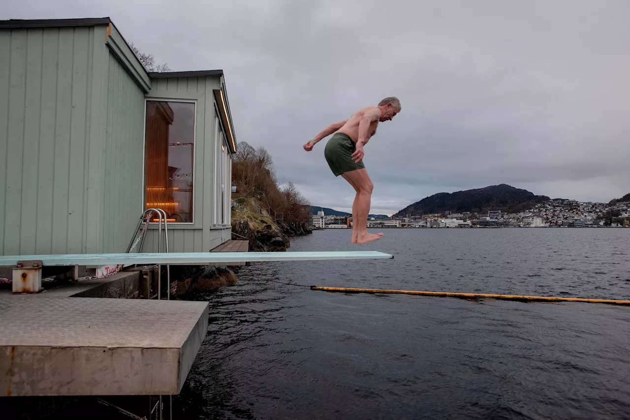 Stor oversikt: Her kan du isbade og ta badstu i Bergen sentrum