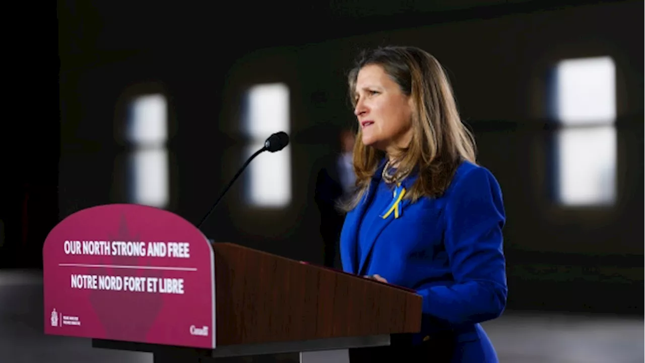 Canada's Finance Minister Chrystia Freeland to present federal budget today