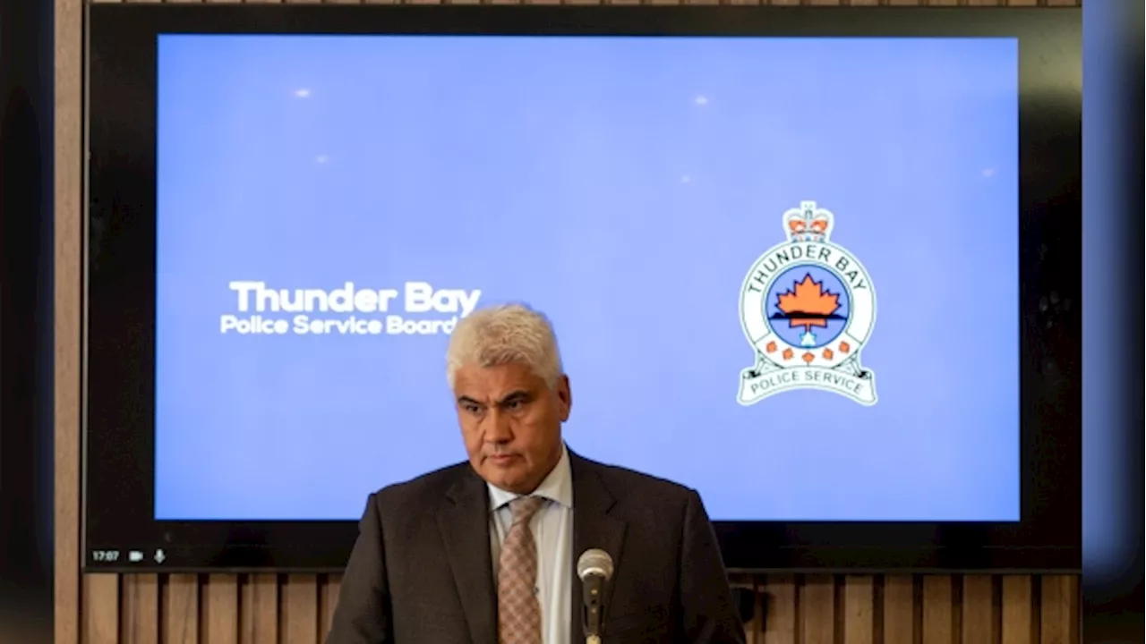 Thunder Bay police chief vows to rebuild eroding trust after ex-chief arrested