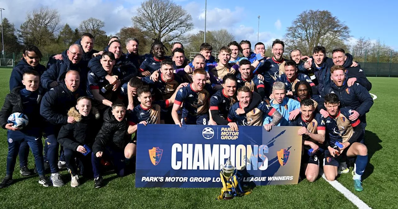 East Kilbride celebrate Lowland title win but boss knows job is only half done