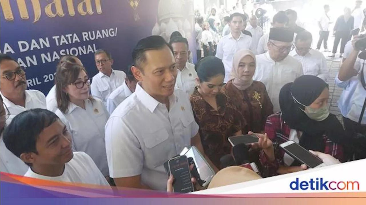 Halalbihalal Perdana Sebagai Menteri, AHY Kasih Pesan Ini