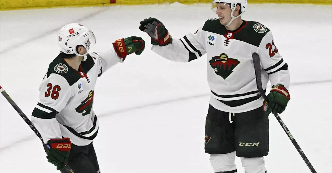 Marco Rossi lässt Minnesota Wild in der NHL zweimal jubeln