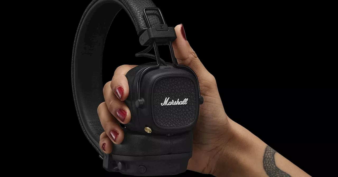 Marshall’s latest headphones get 100 hours of battery life and wireless charging