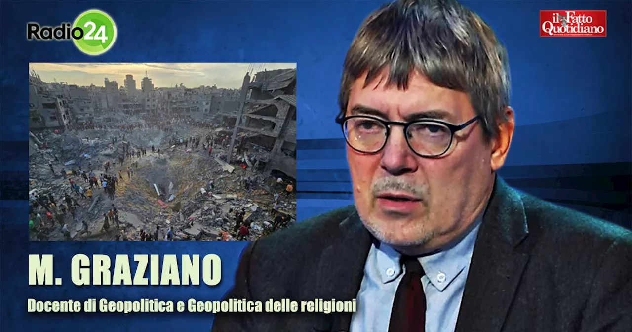 Israele, il politologo Graziano: “La maggioranza dei cittadini sostiene la guerra contro Gaza, non mi…