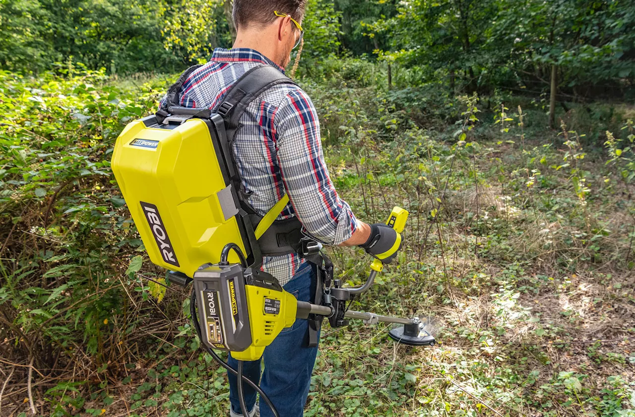 Ryobi uppdaterar sin batteriryggsäck. För dig med väldigt stor trädgård.