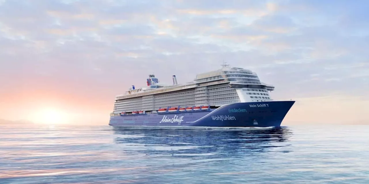 Taufe der Mein Schiff 7 in der Kieler Bucht