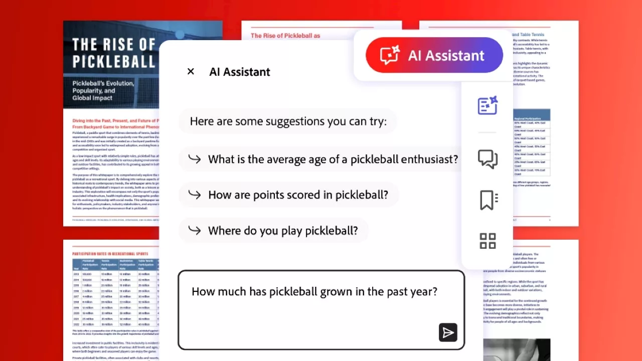 Adobe Introduces New AI Assistant for Acrobat and Reader Users