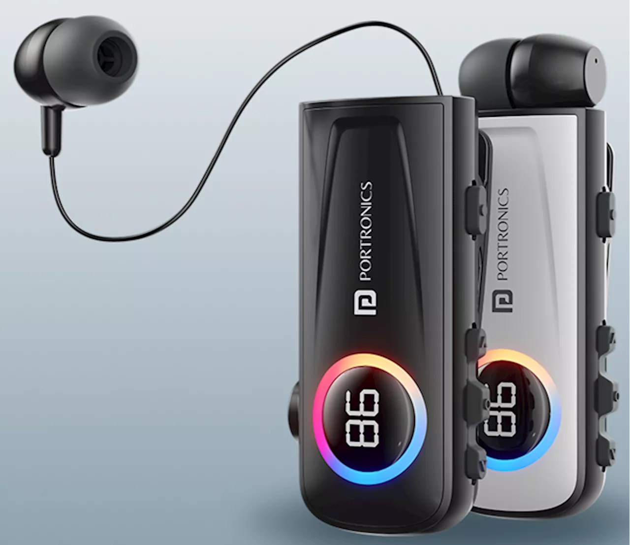 Meet the Portronics Harmonics Klip 5: A Clip-on Retractable Bluetooth headset