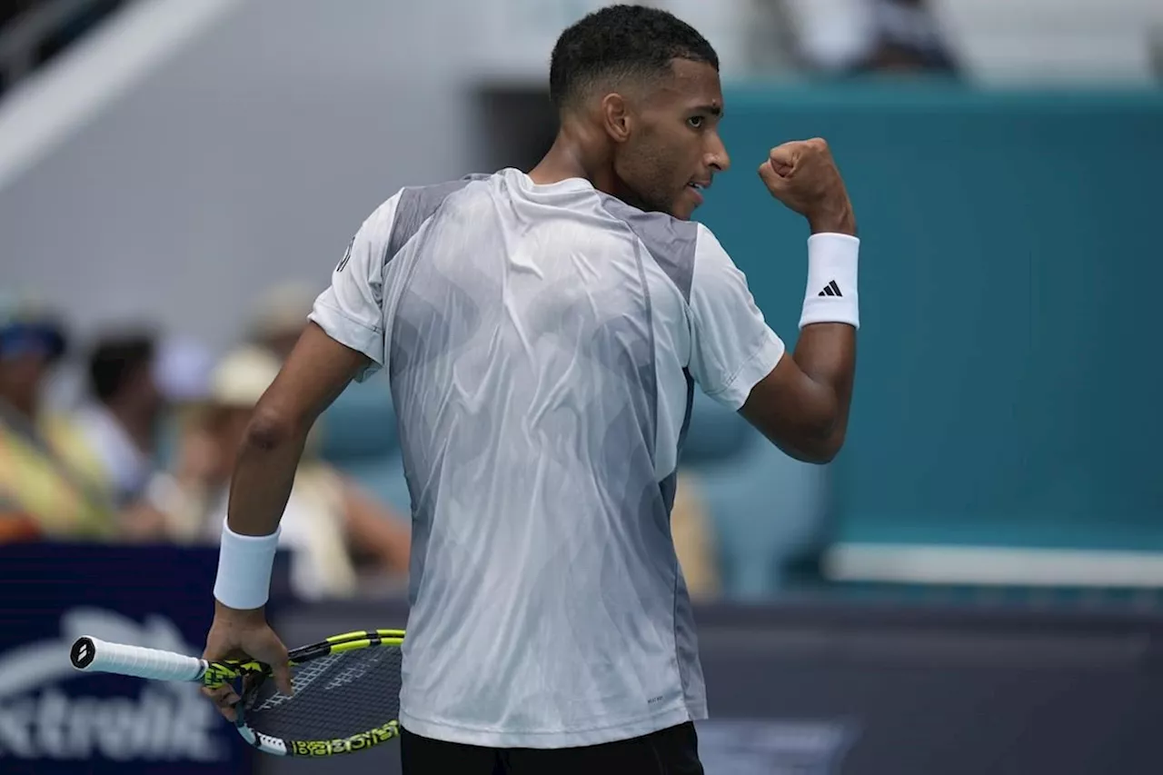 Canada’s Félix Auger-Aliassime outlasts Maximilian Marterer in marathon match in Munich