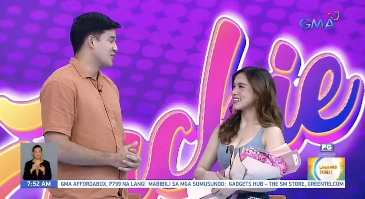 Jackie Gonzaga flusters Anjo Pertierra with pickup lines on 'Unang Hirit'