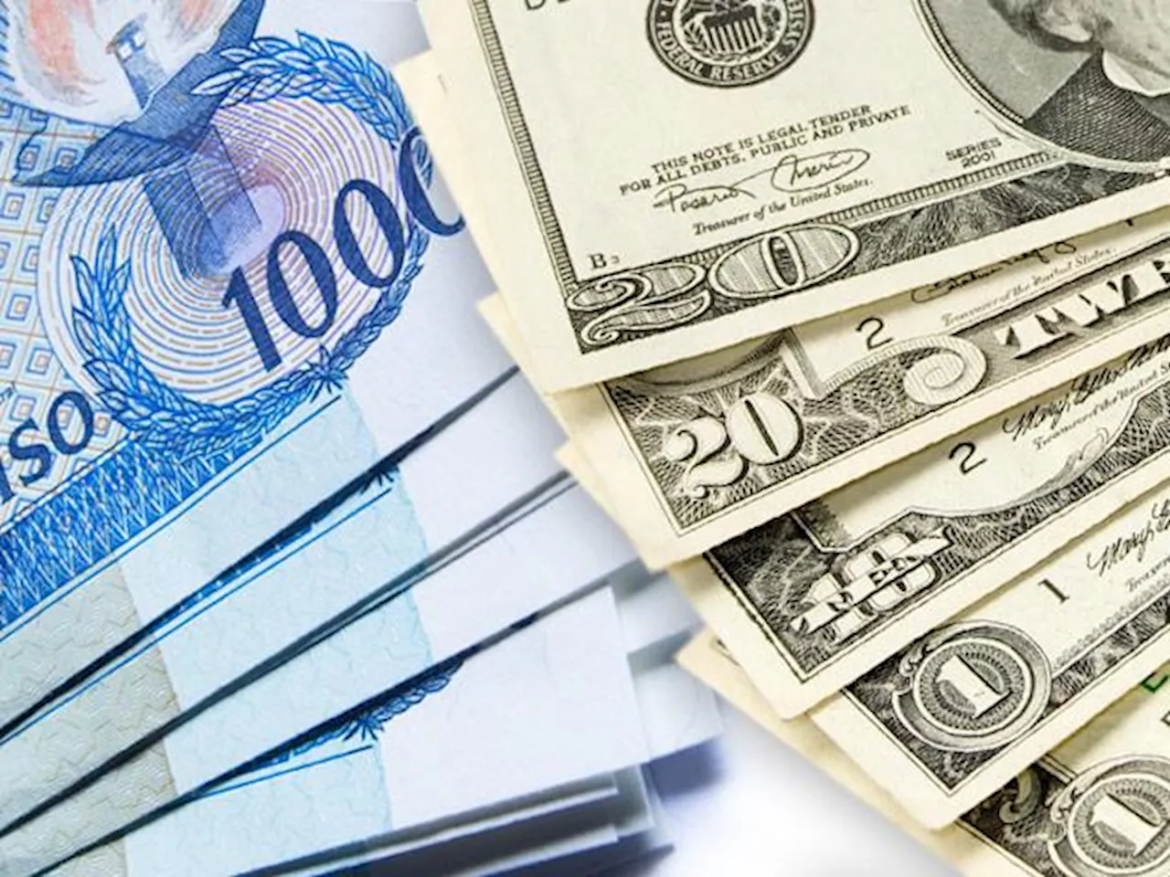 Peso sinks to near 17-month low of P57 vs US dollar