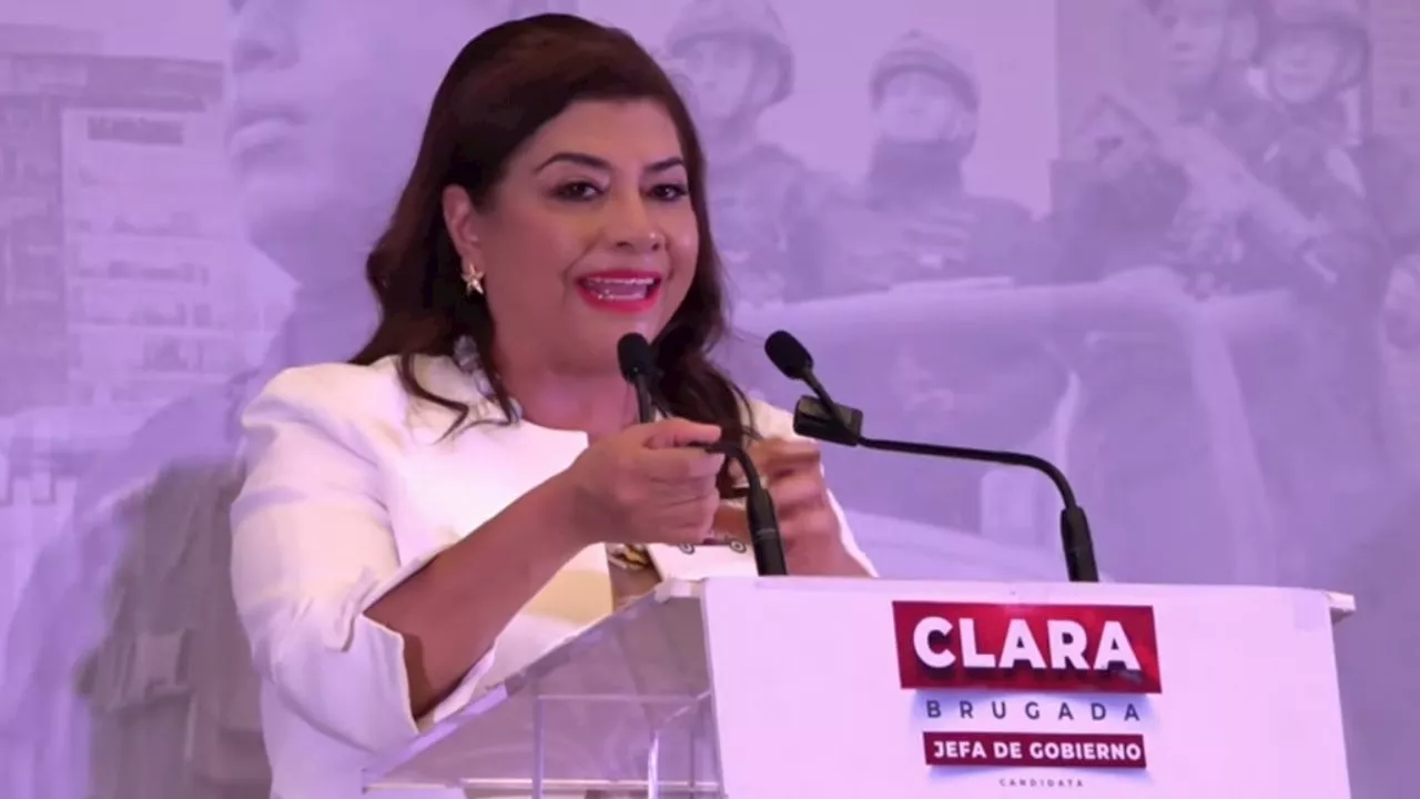 Clara Brugada presenta estrategia de seguridad para la Ciudad de México