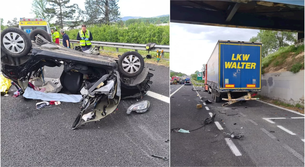 Eleonora Certelli morta nell'incidente sull'A1 tra Ferentino e Anagni, grave il fidanzato. Autostrada chiusa p