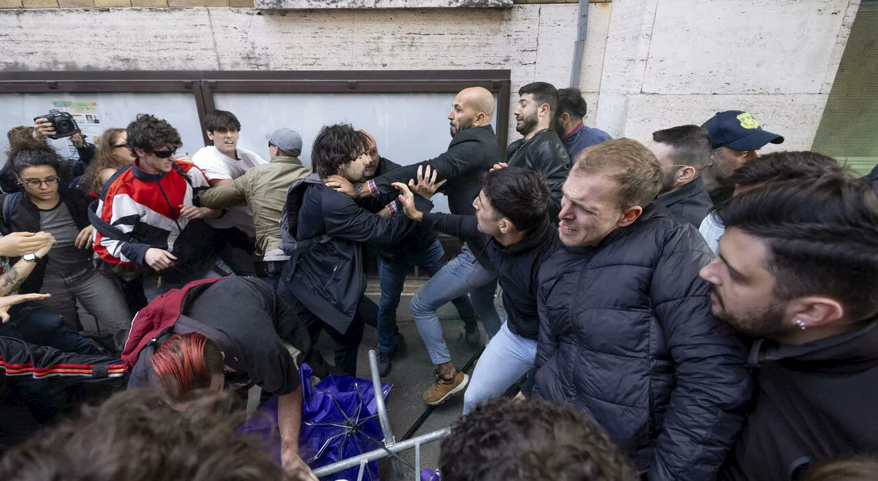 Scontri alla Sapienza al corteo pro Palestina, ci sono feriti. Almeno tre fermi