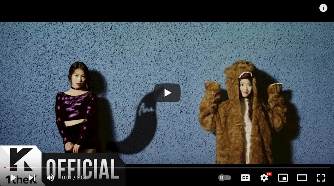 IU becomes 1st female K-pop soloist to hit 100M views with 9 MVs