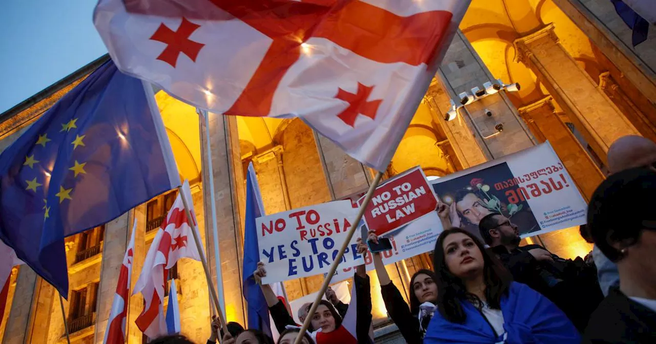 Georgia’s parliament presses forward with ‘foreign agent’ bill despite protests