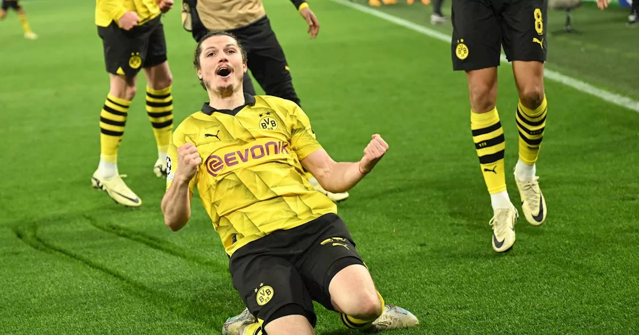 Sabitzer sends Dortmund past Atletico to set up Champions League semi-final with PSG