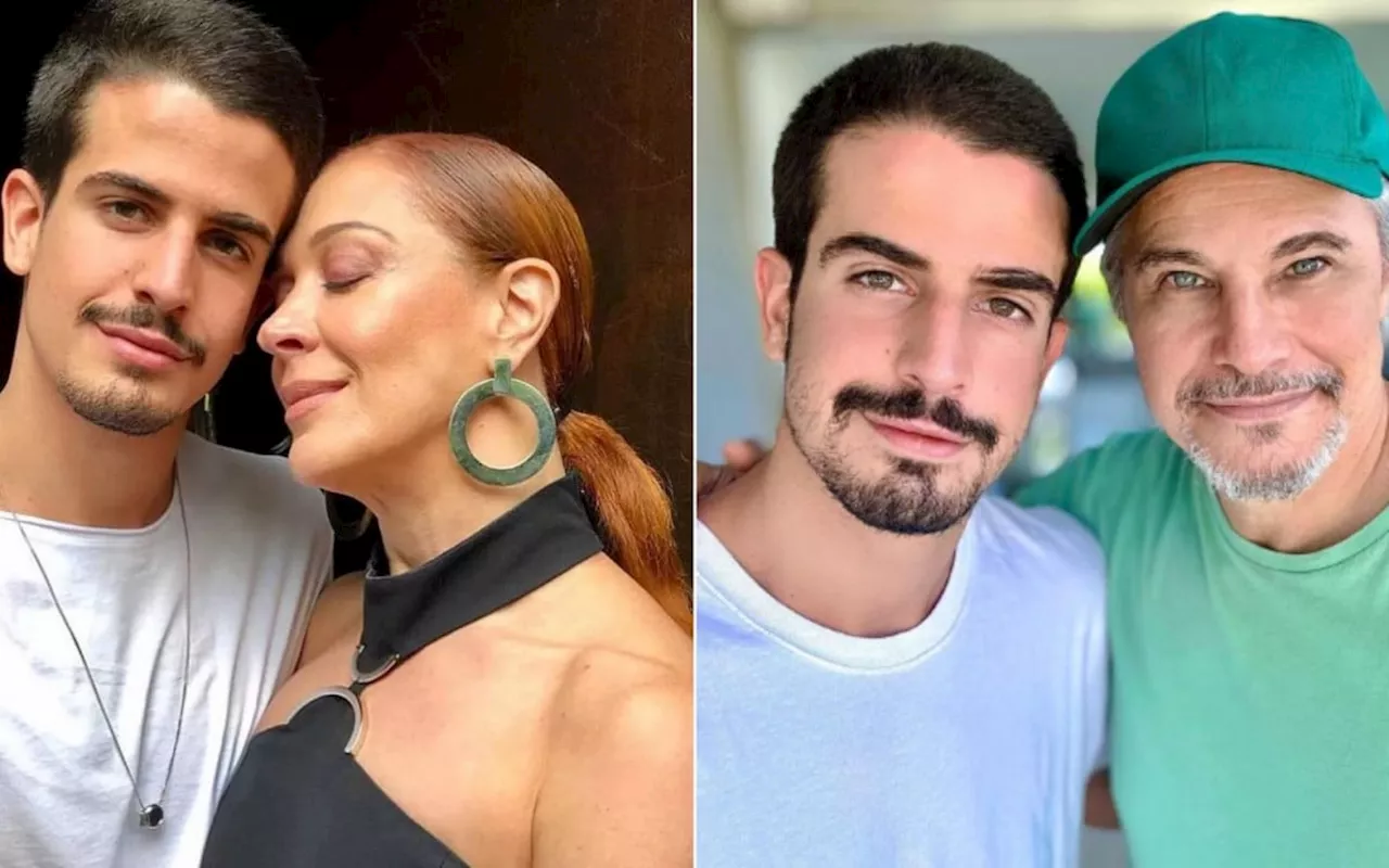 Claudia Raia e Edson Celulari celebram aniversário do filho, Enzo: 'Te amamos'