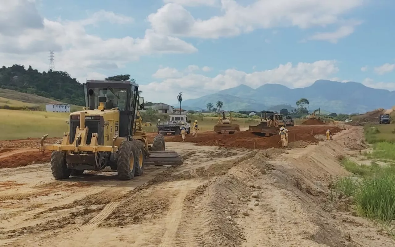 Prefeitura avança nas obras de urbanização da Estrada do Tingui, em Campo Grande