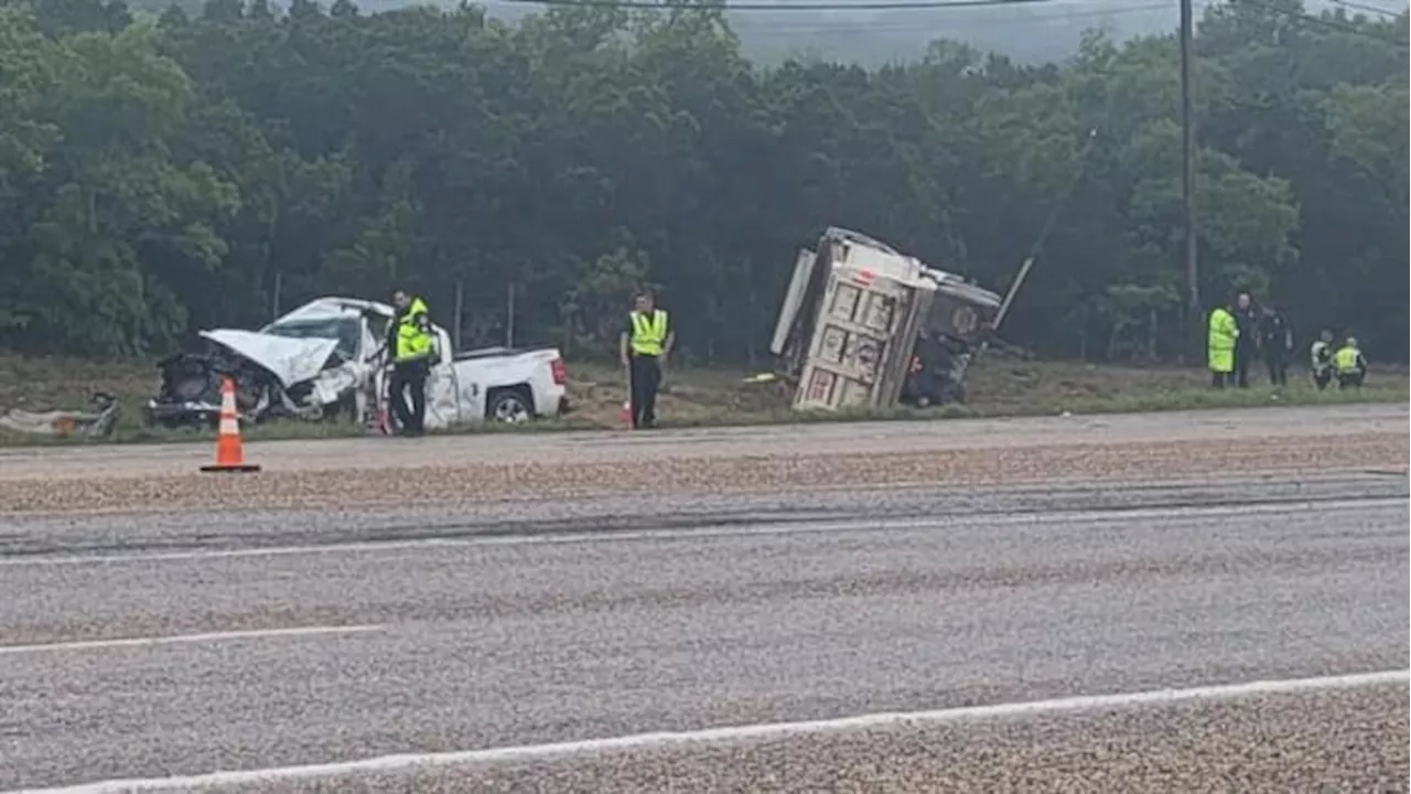 Deadly crash involving dump truck shuts down part of Bandera Road on far NW Side