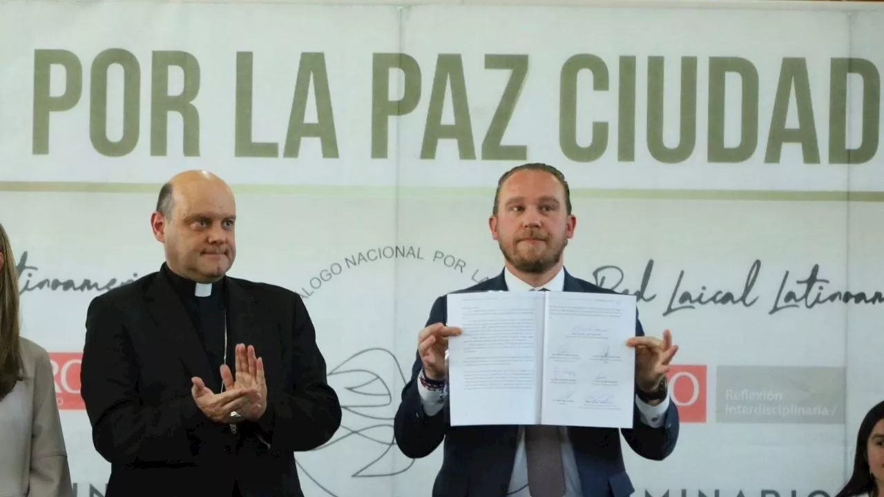 Taboada firma por la paz y exige al gobierno de CDMX que se ponga a trabajar