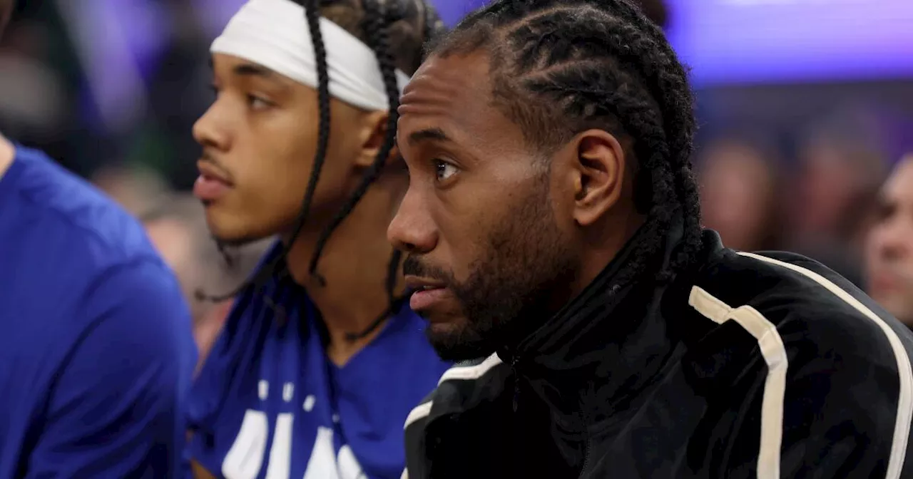 Kawhi Leonard practices with Clippers, but status for Game 1 is unclear