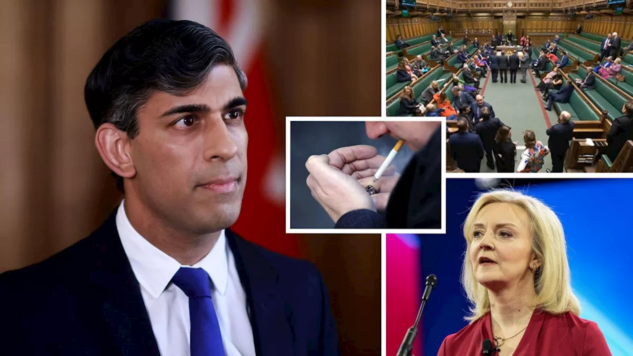 Rishi Sunak's flagship smoking ban clears first Commons hurdle despite facing Tory revolt