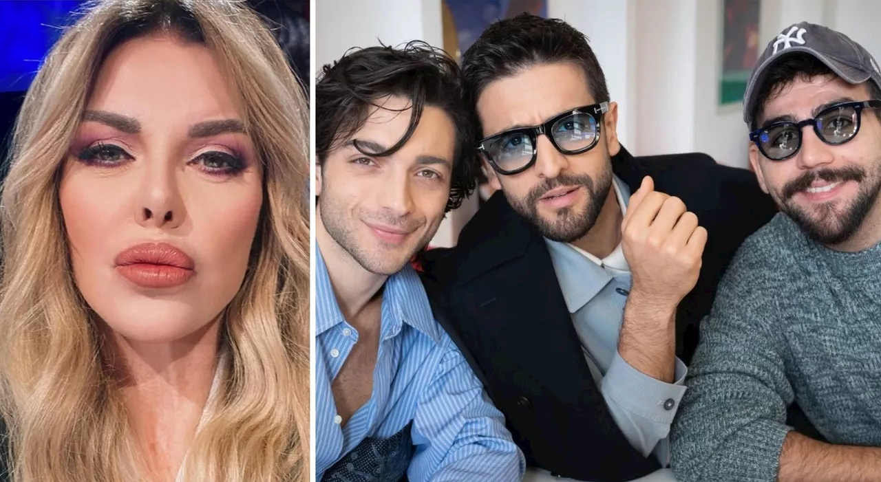 Il Volo, Alba Parietti dà lo scoop: «Li ho visti litigare a Sanremo». Cosa è accaduto nel backstage