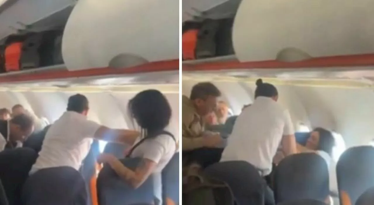 Rissa sul volo Napoli-Ibiza, due donne si strappano i capelli e urlano: «Zoc***a, cornuta!». Interviene la pol