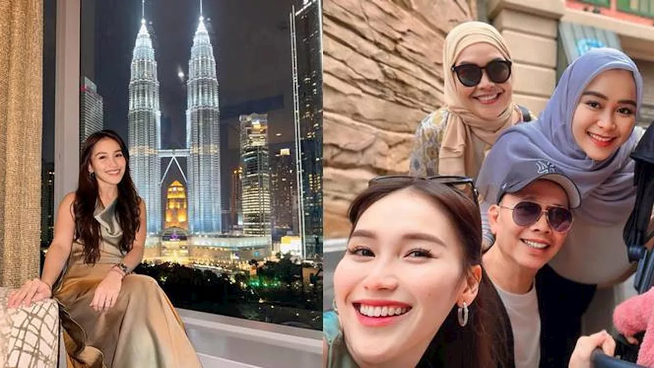 7 Potret Ayu Ting Ting Liburan ke Malaysia Usai Lebaran Bareng Calon Suami