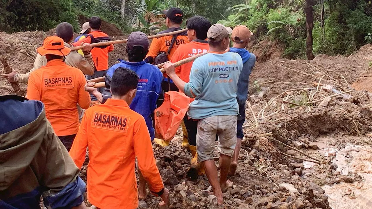 Operasi SAR Korban Tanah Longsor di Tana Toraja Dihentikan