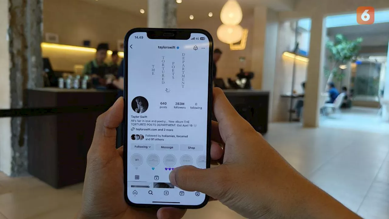 Taylor Swift Ajak Fans Hitung Mundur Perilisan The Tortured Poets Department via Fitur Rahasia di Instagram