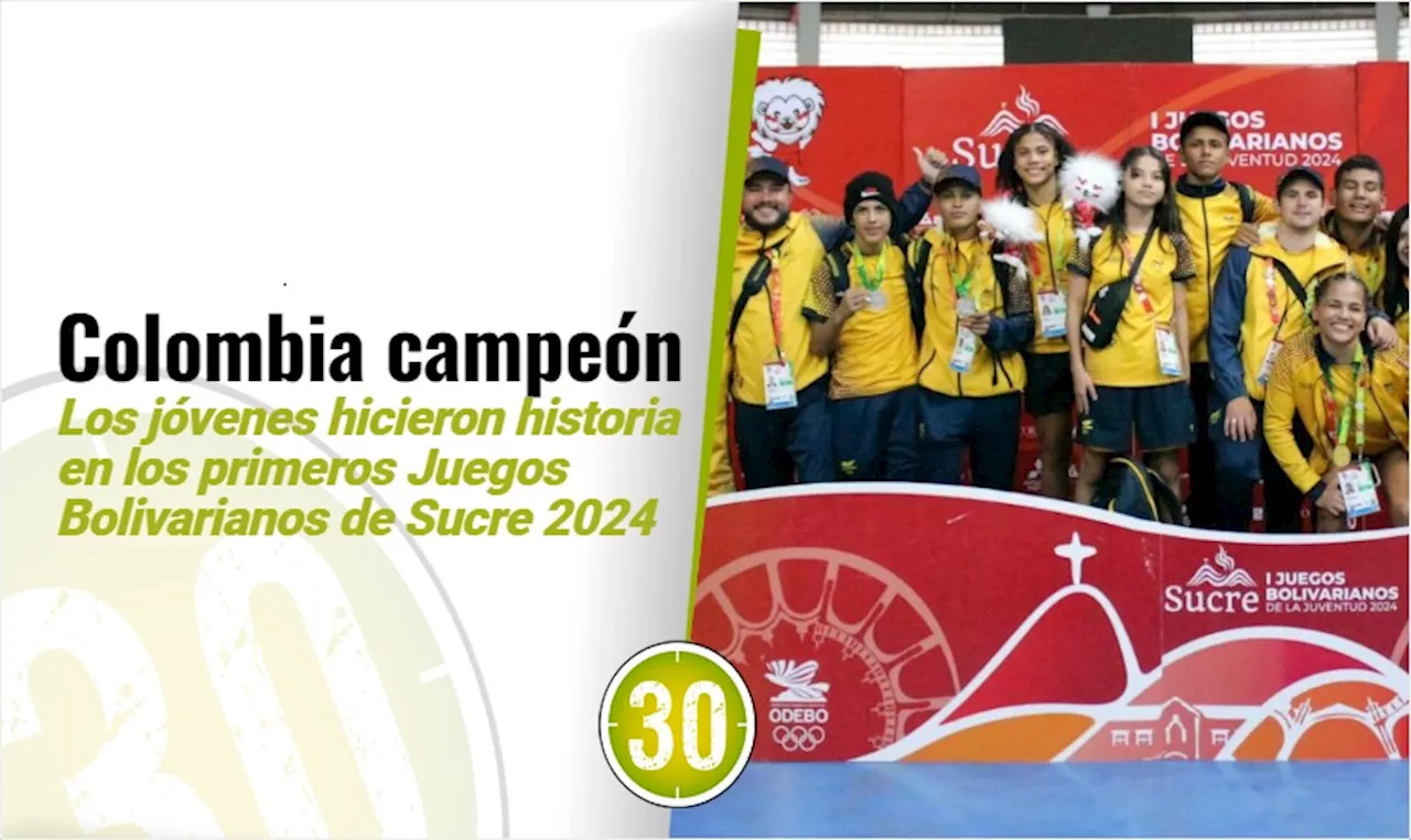 Colombia campeón de los I Juegos Bolivarianos de la Juventud Sucre 2024