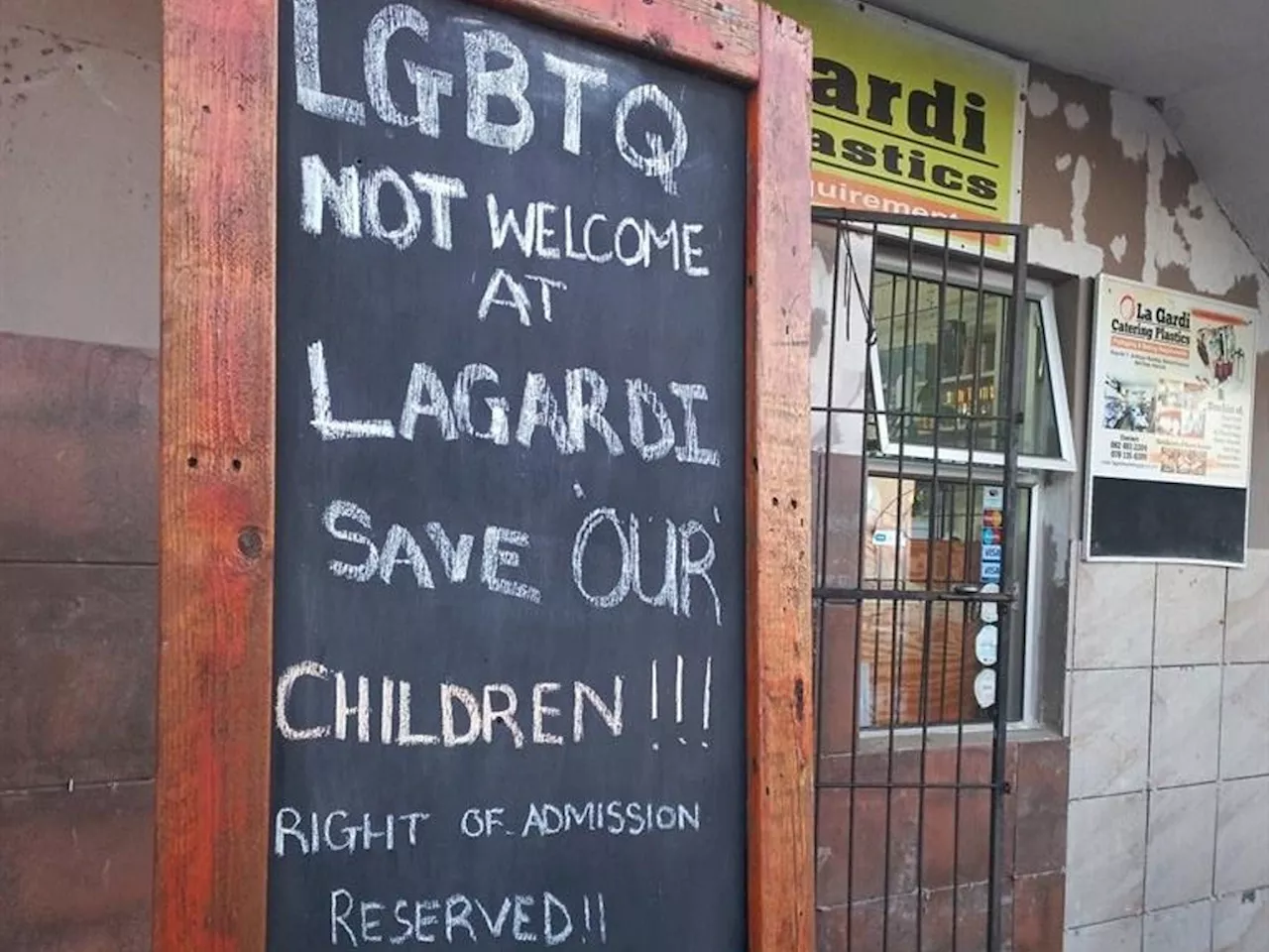 Gqeberha shop owner who put up anti-LGBTQI+ sign is 'using Islam' as excuse to discriminate