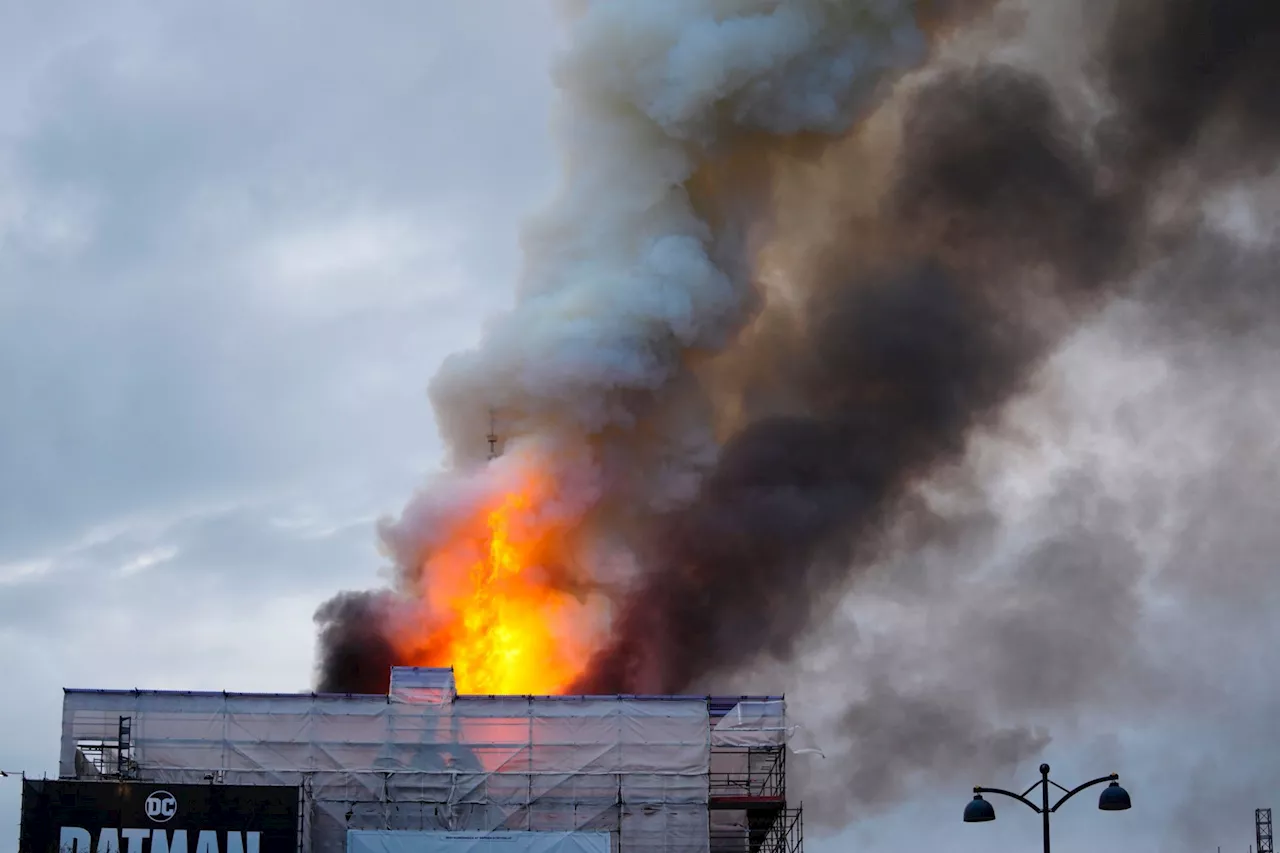 Copenhagen fire: One of Denmark's most iconic buildings erupts in flame