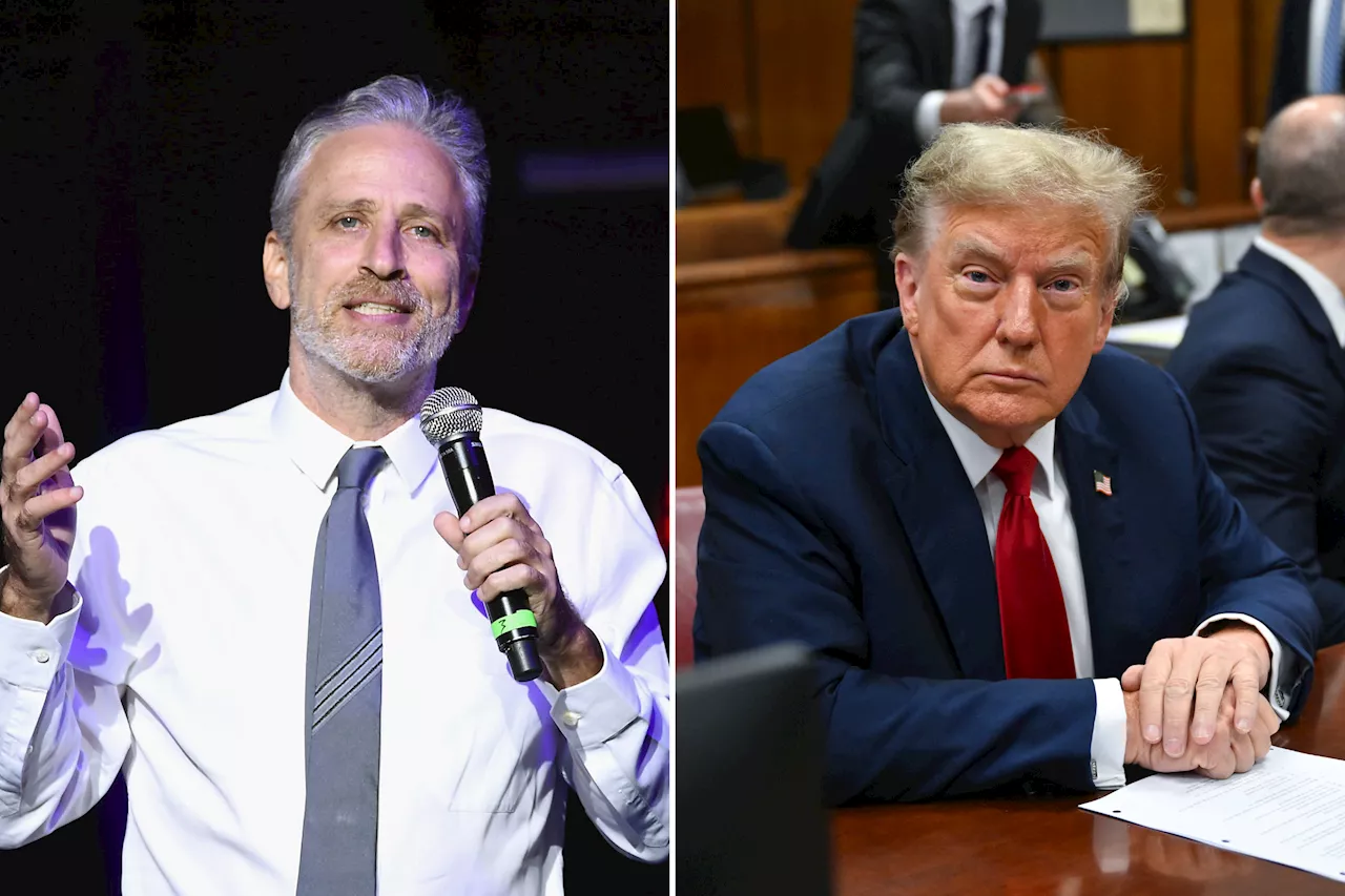 Jon Stewart Mocks Donald Trump's Courtroom Nap