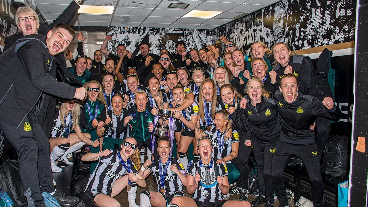 Newcastle United women living the dream - Record stadium attendance, title win, promotion, 10-0