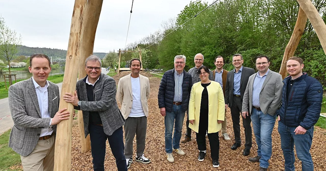 Neue Seilbahn lockt demnächst Familien an die Weser bei Höxter