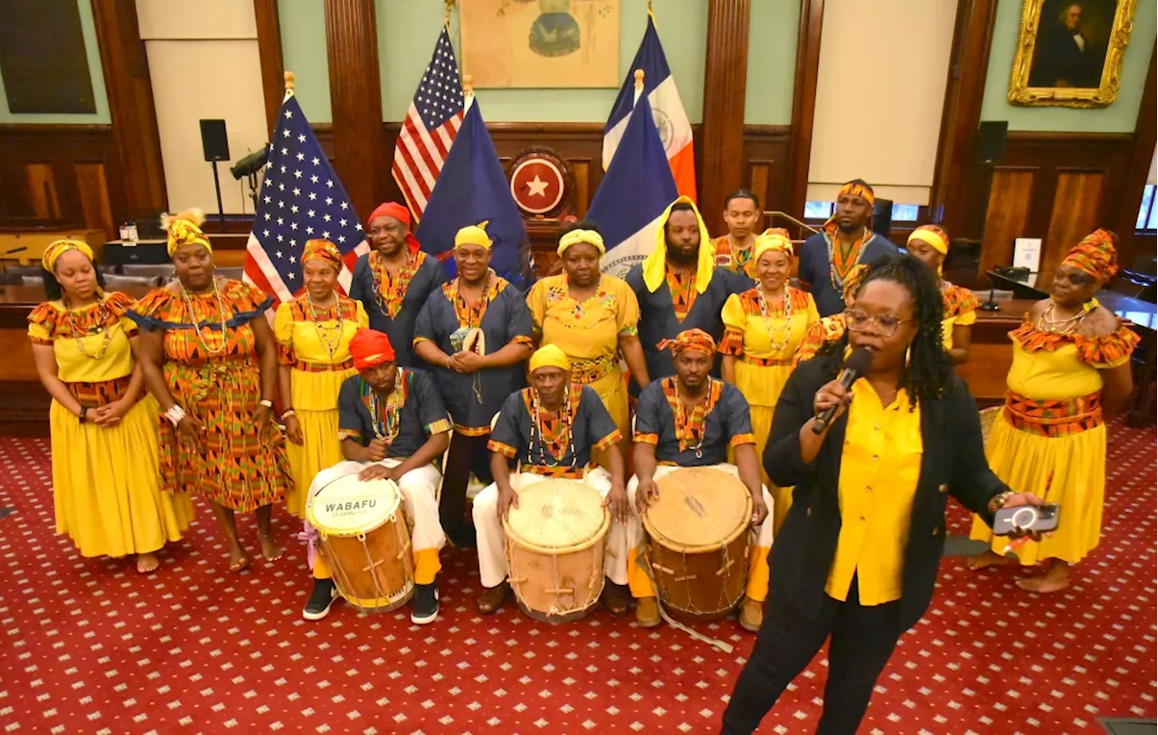 PHOTOS: City Council members join Garifuna Heritage Month celebration at council chambers in City Hall