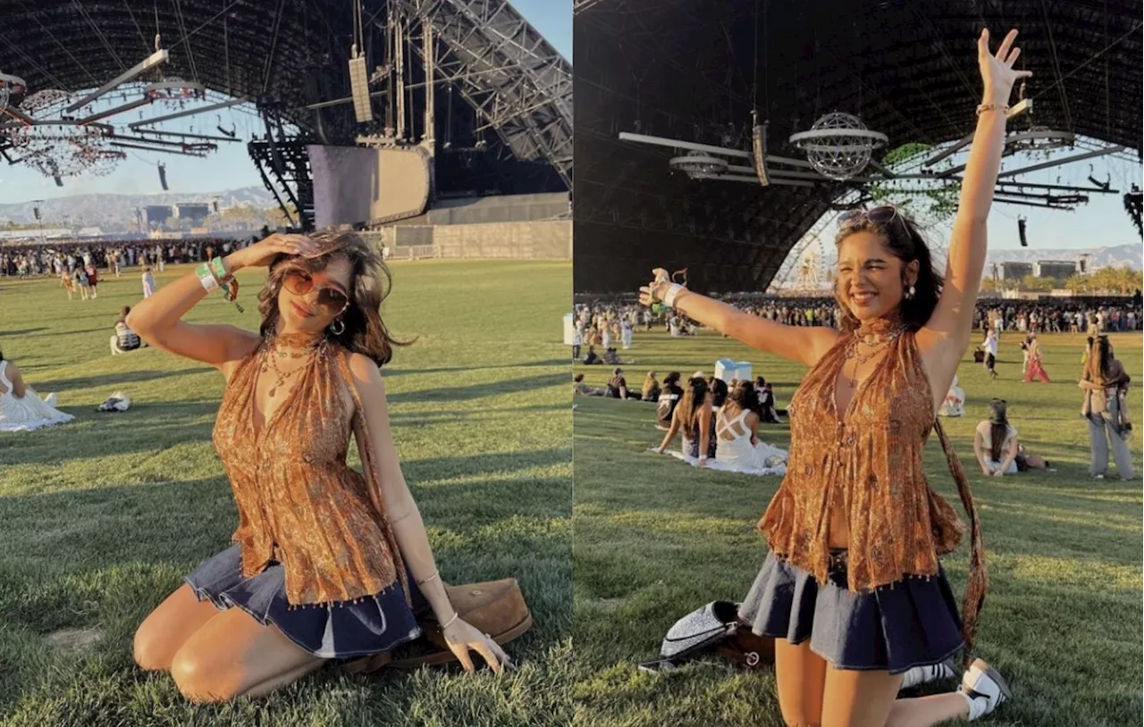 Andrea Brillantes wears mom Belle's clothes to Coachella 2024