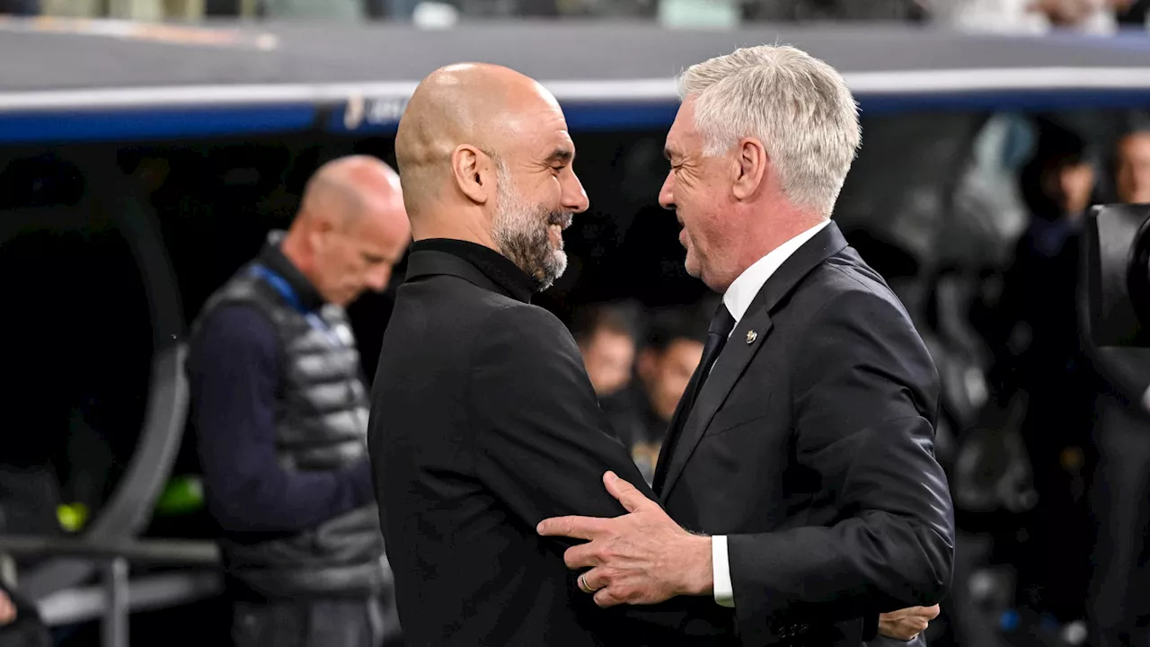 Manchester City-Real Madrid: le drôle de message d'Ancelotti à Guardiola avant le match retour