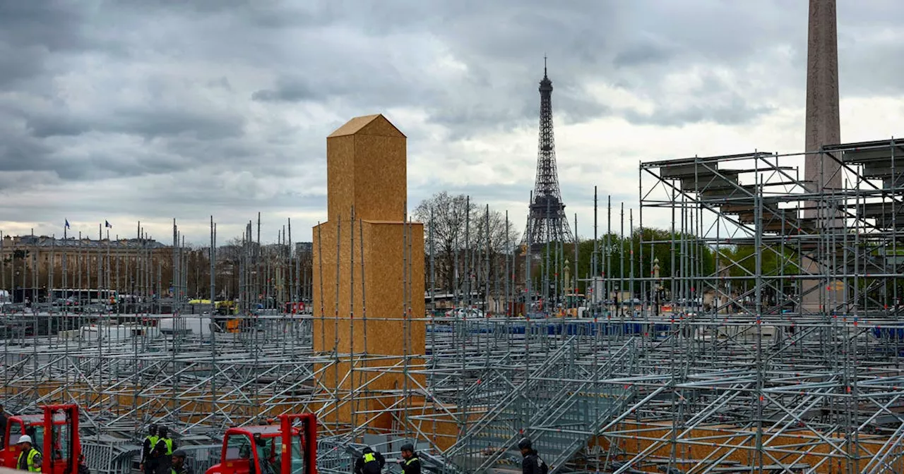 Olympics-Eiffel Tower countdown turns to 100 days to Paris 2024